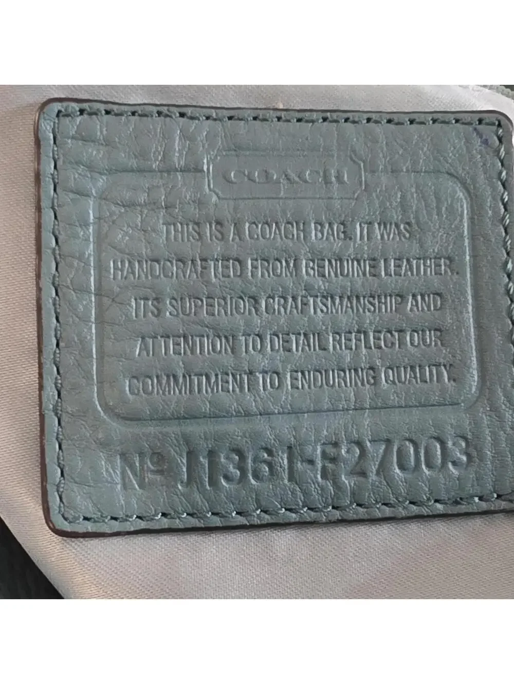 Coach Women's Blue and Green Bag